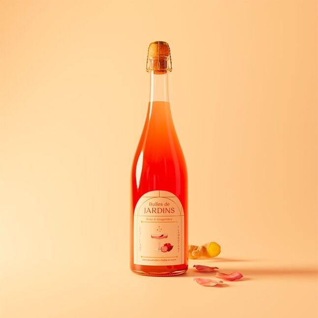 Bulles de Jardins- Rose de Damas Gingembre 75cl – Image 1
