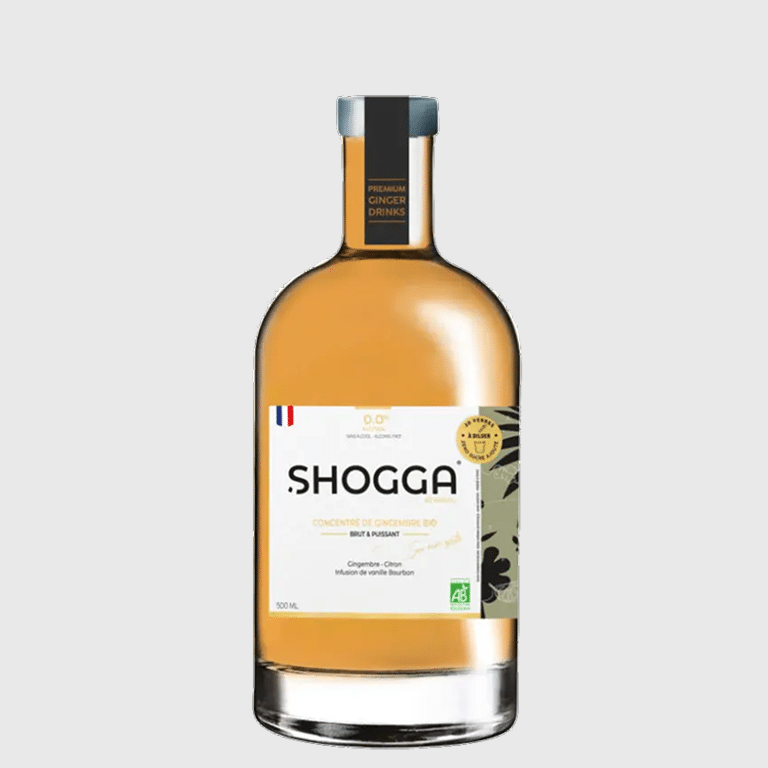 Shogga - 0 sucre - Concentré gingembre bio 50cl (gingembre/citron/vanille Bourbon) – Image 1
