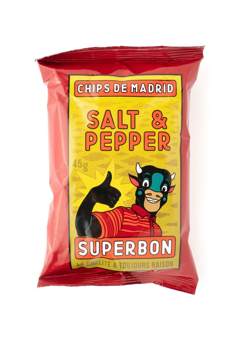 Superbon- Chips de Madrid - Poivre&Sel 40gr – Image 1