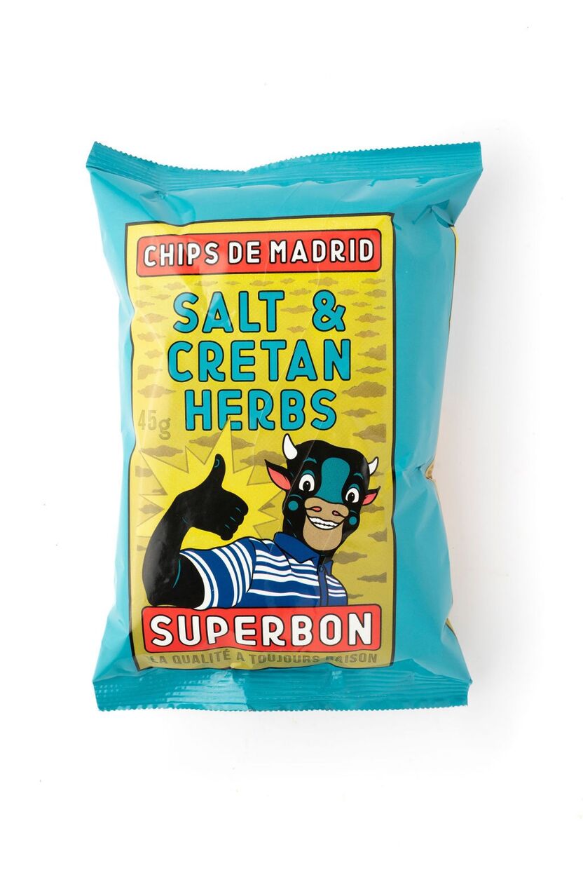 Superbon- Chips de Madrid - Herbes Crétoises 40gr – Image 1