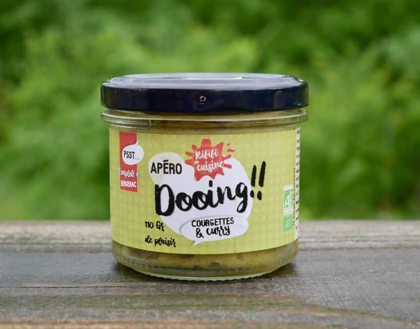 Rififi - Dooing !! Tartinade courgette/curry/basilic Bio – Image 1