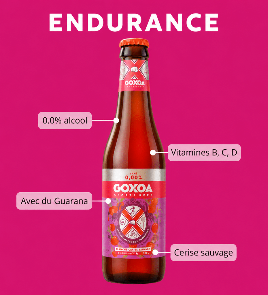 Goxoa - Sports Beer blanche Cerise Sauvage 33 cl – Image 1